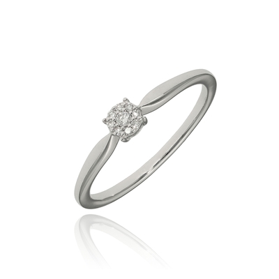 Fehér arany gyűrű 53-as méret (RR48570W13-53)